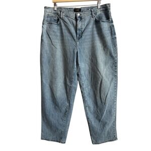 Banana‎ Republic High Rise Straight Ankle Jeans Light Wash Women's Size 33/16